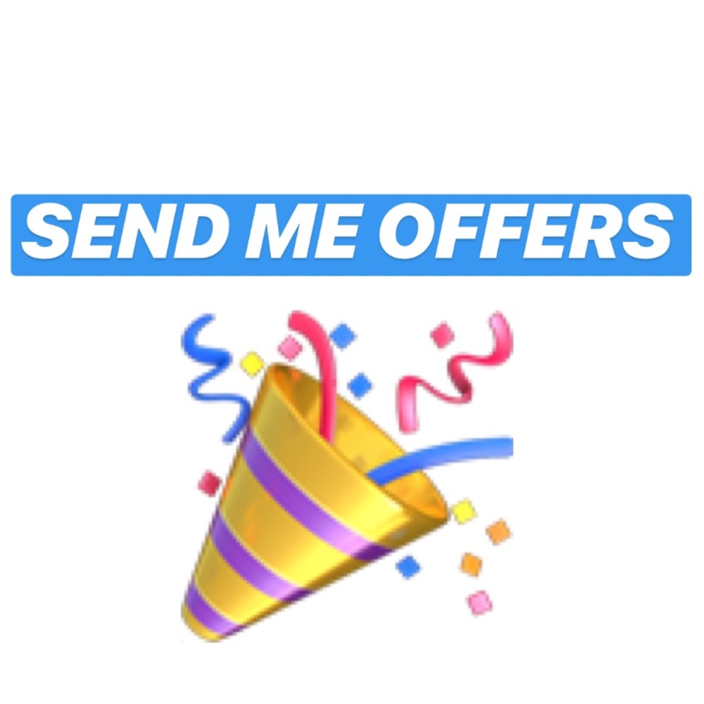 Send me offers🎉
